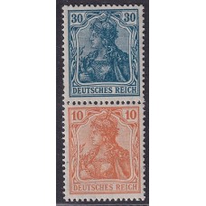 ALEMANIA 1921 ESTAMPILLAS SE-TENANT ZUSAMMENDRUCKE NUEVAS CON GOMA DE GRAN CALIDAD MICHEL S33 6 €